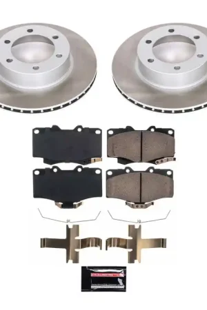 Power Stop 2004 Toyota Tacoma Front Semi-Coated Rotor Kit Mega Sale