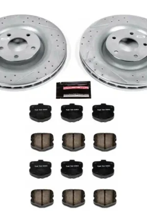 Power Stop 06-13 Chevrolet Corvette Front Z23 Evolution Sport Brake Kit Price Drop