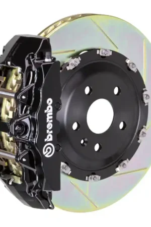 Brembo 15-18 M3 Excl CC Brake Fr GT BBK 6Pis Cast 365x34 2pc Rotor Slotted Type1-Black Best Seller
