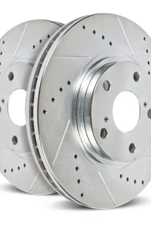 Power Stop 10-17 Lexus LS460 Front Right Evolution Drilled & Slotted Rotor Money Back Guarantee