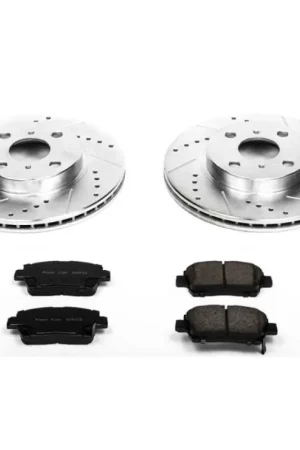 Same Day Shipping Power Stop 01-05 Toyota Echo Front Z23 Evolution Sport Brake Kit