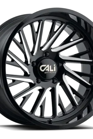 Cast Aluminum Wheels Purge 9114 GB 20x12 Milled Gloss Black 8 On 165.1 Bolt Pattern -51 Offset Cali Offroad Wheels Direct From Manufacturer