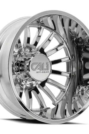 Don’t Miss Out Dually Wheels Summit Dually 9110D PO 22x8.25 Milled Spokes Polished 8 On 210 Bolt Pattern -232 Offset Cali Offroad Wheels
