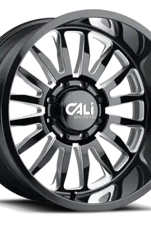 While Supplies Last Cast Aluminum Wheels Summit 9110 GB-M 26x14 Milled Spokes Gloss Black 8 On 170 Bolt Pattern -76 Offset Cali Offroad Wheels