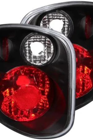 One Day Deal ANZO 1997-2000 Ford F-150 Taillights Black