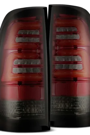 Trusted Brand AlphaRex 97-03 Ford F-150 (Excl 4 Door SuperCrew Cab) PRO-Series LED Tail Lights Red Smoke