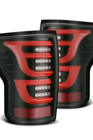 AlphaRex 07-13 Toyota Tundra LUXX-Series LED Tail Lights Black-Red Secure Checkout