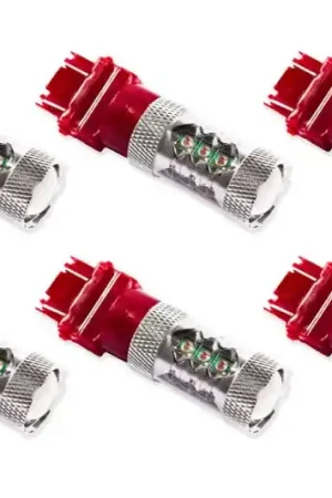 Best Price Diode Dynamics 3157 LED Bulb XP80 LED - Red Set of 6