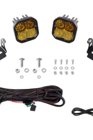 Diode Dynamics 21-22 Ford F-150 SSC2 Stage Series Backlit Ditch Light Kit - Sport Yellow Combo Bulk Order