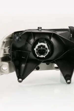 ANZO 1997-2004 Dodge Dakota Crystal Headlight Set Chrome Amber Luxury