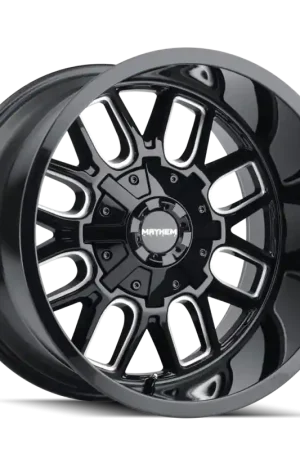 Mayhem 8107 Cogent 17x9 / 8x170 BP / -12mm Offset / mm Hub Gloss Black Milled Wheel Discount