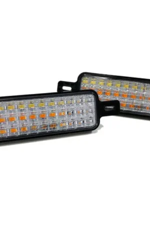 Editor’s Pick Replacement Bumper LED Indicators Clear Lens- Pair