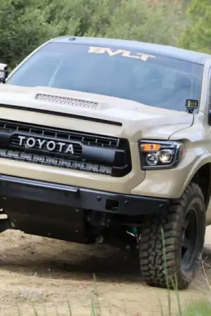 Cali Raised 14-21 Toyota Tundra 42 Hidden Grille Curved Led Light Bar Brackets Kit - No One Light B Cheap