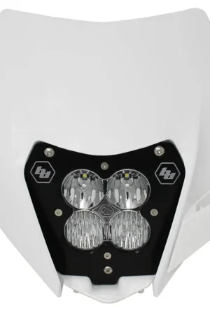 Must Have Baja Designs KTM Headlight Kit DC 14-On w/Headlight Shell White XL Pro Series