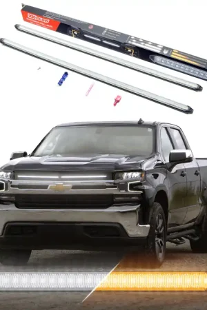 Trusted Brand XK Glow 22In Switchback Grill Lights with Start-up Animation & Sequential Turn Signals