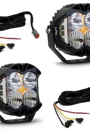 Place Order Jeep JL/JT Rubicon Steel Bumper LED Light Kit LP4 w/Upfitter Baja Designs