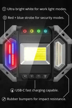 Bulk Order XK Glow Xdefender 7 Mode LED Work Security Light w/ Remote
