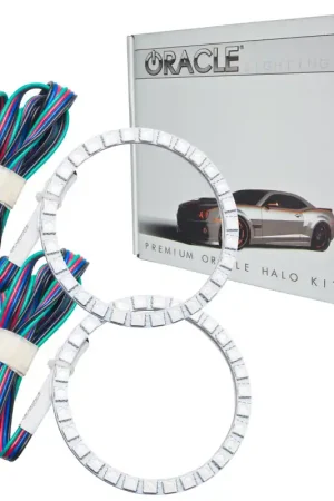 Oracle Ford Mustang 13-14 Shelby/Roush/GT500 LED Fog Halo Kit - ColorSHIFT Hot Picks