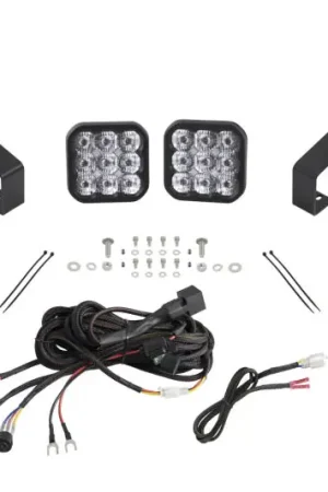 Reduced Price Diode Dynamics SS5 Bumper LED Pod Light Kit for 2019-Present Ram - Pro White Driving