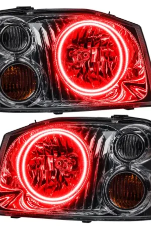 Oracle Lighting 01-04 Nissan Frontier Pre-Assembled LED Halo Headlights -Red Buy Today