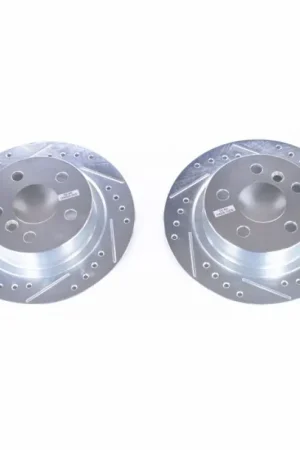 Power Stop 14-18 BMW i3 Rear Evolution Drilled & Slotted Rotors - Pair Premium