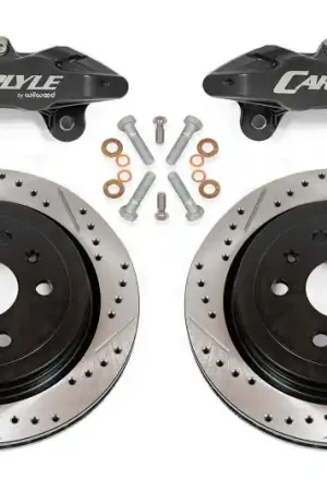 BMR 97-04 Chevrolet Corvette C5 Brake Kit For 15in Conversion Drilled & Slotted Rotors Black Caliper Viral
