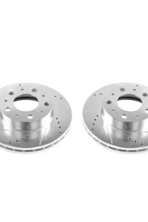 Sale Power Stop 14-19 Ram ProMaster 1500 Front Evolution Drilled & Slotted Rotors - Pair