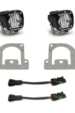 One Day Deal Baja Designs 21+ Ford Bronco Sport S1 WC LED Fog Pocket Light Kit - Clear