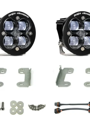 Jeep JK Fog Light Squadron-R SAE LED 07-18 Wrangler JK Fog Pocket Kit Baja Designs Time-Limited