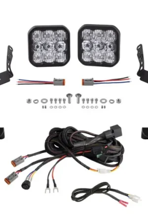 Limited Time Diode Dynamics 21-22 Ford F-150 SS5 Bumper LED Pod Light Kit - Pro White Driving