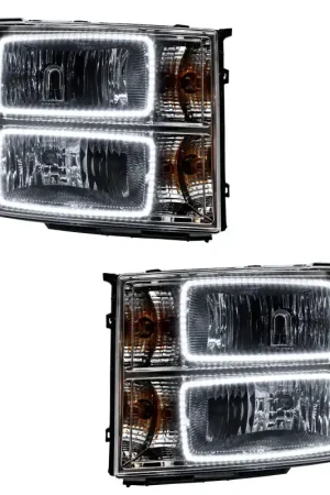 Oracle 07-13 GMC Sierra SMD HL - Square Ring Design - White Price Cut