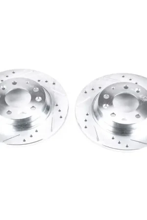 Trending Power Stop 06-12 Ford Fusion Rear Evolution Drilled & Slotted Rotors - Pair