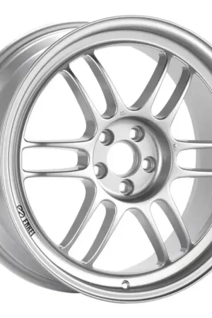 Enkei RPF1 17x10 5x114.3 18mm Offset 73mm Bore Silver Wheel Fast Shipping