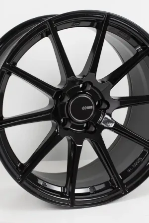 Enkei TS10 18x9.5 35mm Offset 5x114.3 Bolt Pattern 72.6mm Bore Dia Gloss Black Wheel Brand New