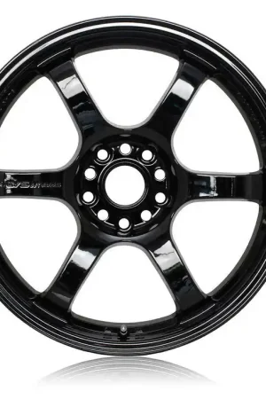Gram Lights 57DR 18x9.5 +22 5x114.3 Glossy Black Wheel Limited Edition