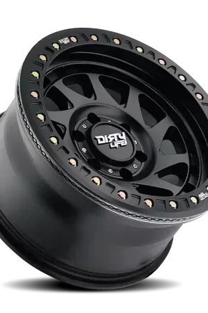 Save Now Dirty Life 9313 Enigma Race 17x9 / 5x127 BP / -12mm Offset / 78.1mm Hub Matte Black Wheel