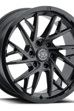 Method Raised MR801 22x12 / 6x5.5 BP / -40mm Offset / 106.25mm Bore - Gloss Black Milled Wheel Flash Sale