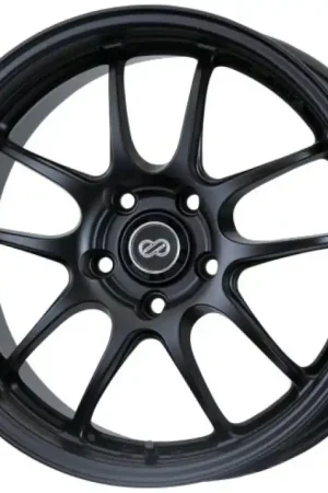 New Release Enkei PF01 18x8 5x114.3 Bolt Pattern 45mm Offset 75 Bore Dia Black Wheel (MOQ 40)
