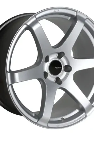 Final Sale Enkei T6S 17x8 45mm Offset 5x100 Bolt Pattern 72.6 Bore Matte Silver Wheel
