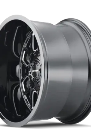 Mayhem 8107 Cogent 20x9 / 5x139.7 BP / 0mm Offset / 110mm Hub Black w/ Milled Spokes Wheel Fresh Stock