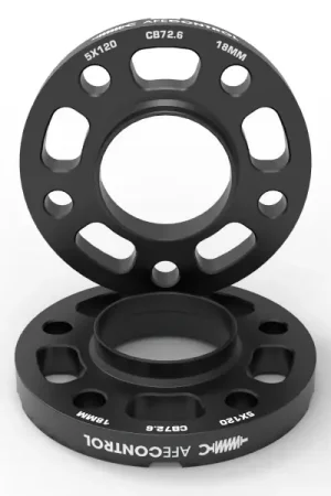 Reduced Price aFe CONTROL Billet Aluminum Wheel Spacers 5x120 CB72.6 18mm - BMW