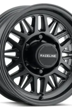 Raceline 451B Ryno TR Trailer 15x6in / 6X5.5 BP / 0mm Offset / 4.25mm Bore - Satin Black Get Yours