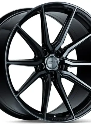 Vossen HF-3 19x8.5 / 5x114.3 / ET32 / Flat Face / 73.1 - Double Tinted - Gloss Black Wheel Authentic