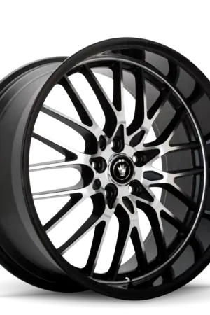 Place Order Konig Lace 16x7 10x100/114.3 ET40 Black/Machine Spoke