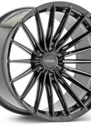 Bargain Vossen HFX-4 22x12 - 6x135 - ET-44 - Ultra Deep - 87.1 - Gloss Black Wheel