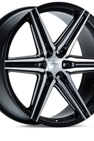 Viral Vossen HF6-2 24x10 / 6x139.7 / ET25 / Deep Face / 106.1 - Brushed Matte Black Wheel