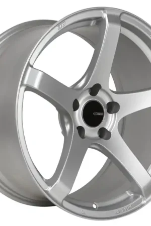 Enkei Kojin 18x9.5 35mm Offset 5x120 Bolt Pattern 72.6mm Bore Dia Matte Silver Wheel *MOQ 40 Exclusive Offer