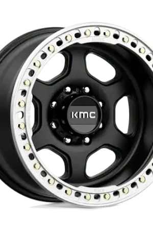 Genuine KM233 20X10 8X6.5 S-BLK -48MM