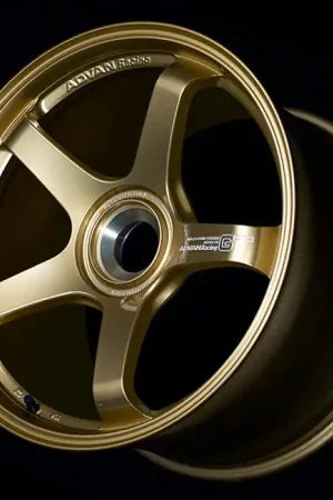 Free Returns Advan GT for Porsche 19x12 / 5x130 BP / +48 - Racing Brass Gold