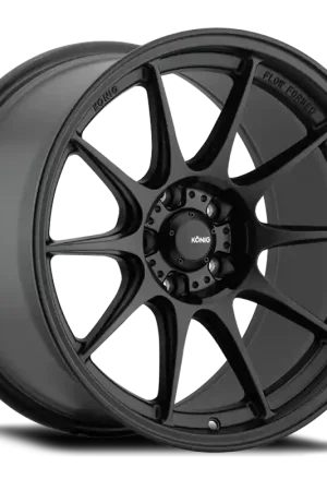 Konig Dekagram 19x10.5B 5x114.3 ET23 Semi-Matte Black Bulk Order